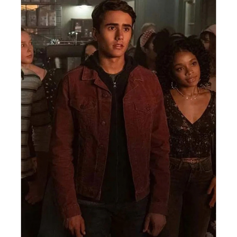 Love-Victor-Salazar-Michael-Cimino-Burgundy-Color-Jacket-350x425 Love Victor Salazar Michael Cimino Burgundy Color Jacket - Image 1