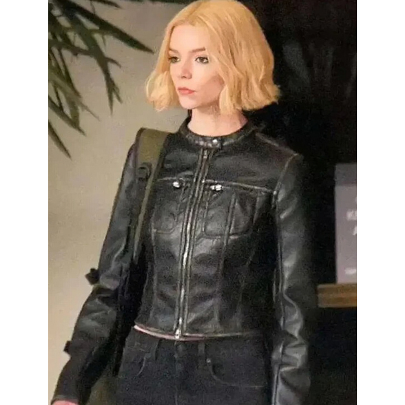 Lucky-2026-Anya-Taylor-Joy-Leather-Jacket Lucky 2026 Anya Taylor-Joy Leather Jacket - Image 1