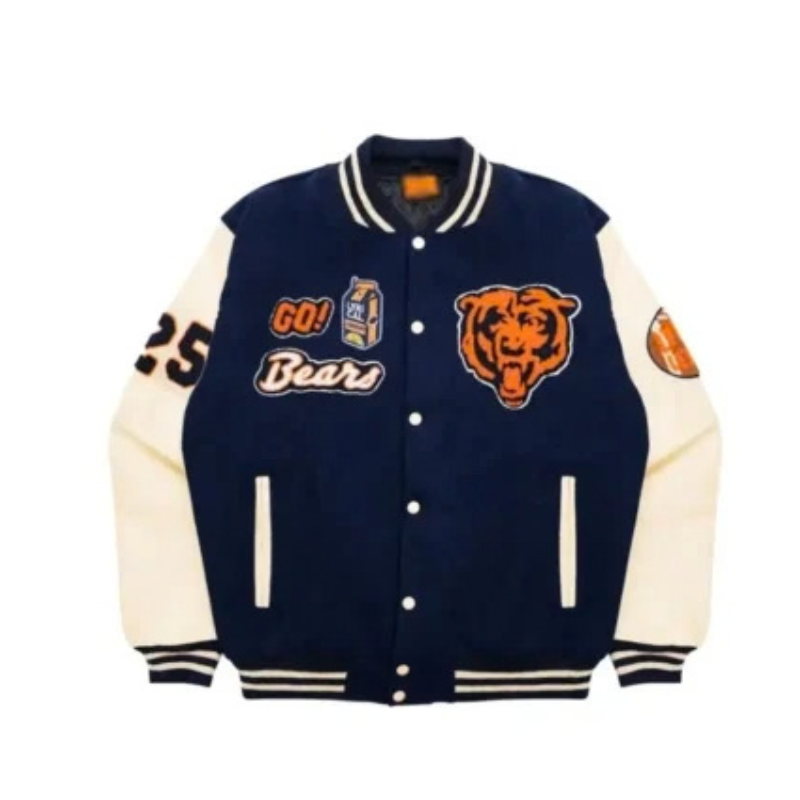 Lyrical-Lemonade-x-Chicago-Bears-Letterman-Jacket-Front-350x425 Lyrical Lemonade x Chicago Bears Letterman Jacket - Image 1