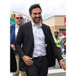 Mayor of New York City Zohran Mamdani Black Suit