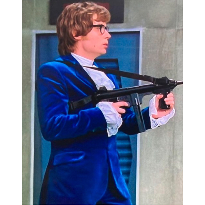Mike-Myers-Austin-Power-Blue-Velvet-Suit-1 Austin Powers Blue Velvet Suit - Image 1