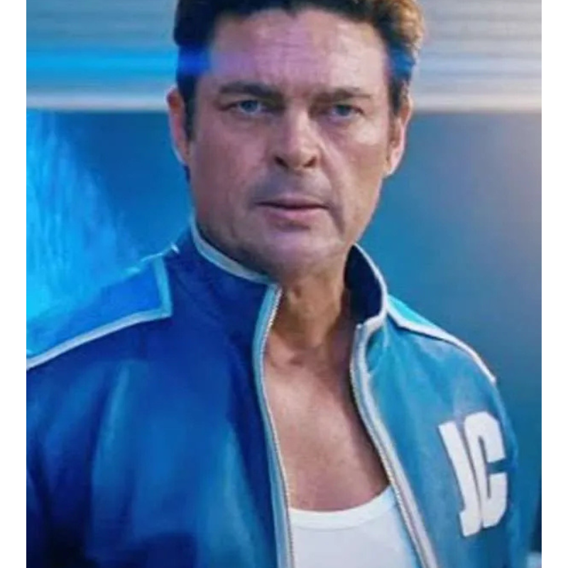 Mortal-Kombat-2-Karl-Urban-Blue-Leather-Jacket Karl Urban Mortal Kombat 2 Blue Jacket - Image 1
