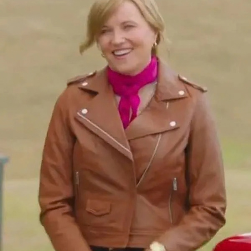My-Life-Is-Murder-S03-Alexa-Crowe-Brown-Leather-Jacket Alexa Crowe My Life Is Murder Brown Leather Jacket - Image 1