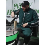 New Heights Travis Kelce Green “Palm Angels” Tracksuit