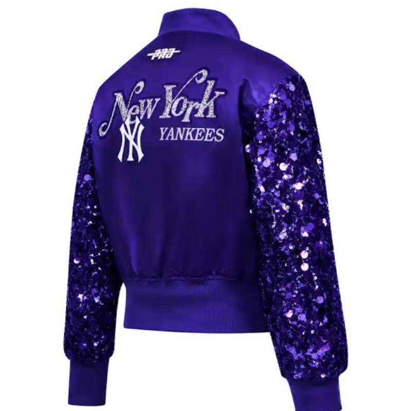 New-York-Yankees-Show-Time-Satin-Jacket - Copy NY Yankees Show Time Satin Jacket - Image 1
