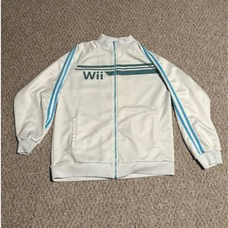 Nintendo-Wii-Jacket-Front-Close Wii Sports Track Jacket - Image 1