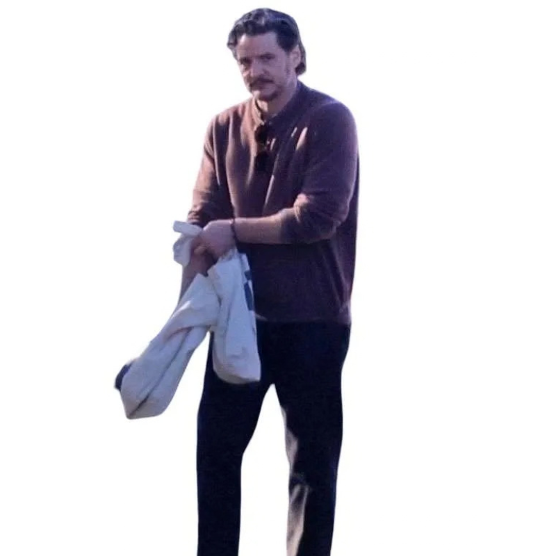 Pedro-Pascal-Behemoth-Movie-2026-Brown-Sweatshirt Behemoth! 2026 Pedro Pascal Sweatshirt - Image 1