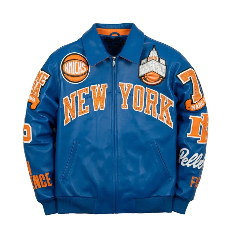 Pelle-Pelle-New-York-Knicks-Jacket Pelle Pelle New York Knicks Jacket - Image 1