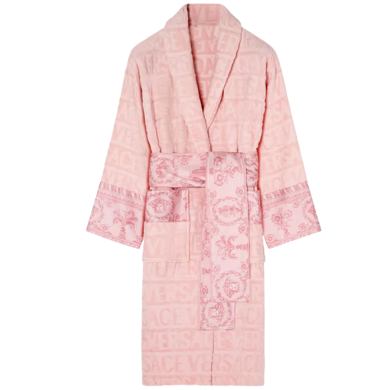 Pink-Versace-Robe-Front Pink Versace Robe - Image 1