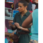 Possession S01 Gugu Mbatha-Raw Khaki Green Jumpsuit