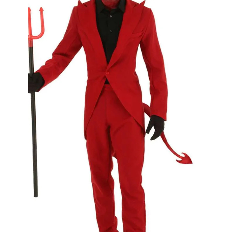 Red-Devil-Suit-Costume Devil Red Costume Suit - Image 1