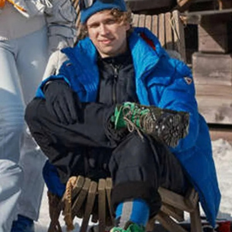 Royalteen-Princess-Margrethe-2023-Mathias-Storhoi-Blue-Puffer-Jacket Mathias Storhøi Royalteen Princess Margrethe Blue Puffer Jacket - Image 1