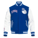 Sacramento Kings 2024-25 City Edition Chenille Blue Varsity Jacket