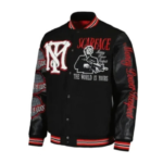 Scarface The World Is Yours Black Varsity Jacket
