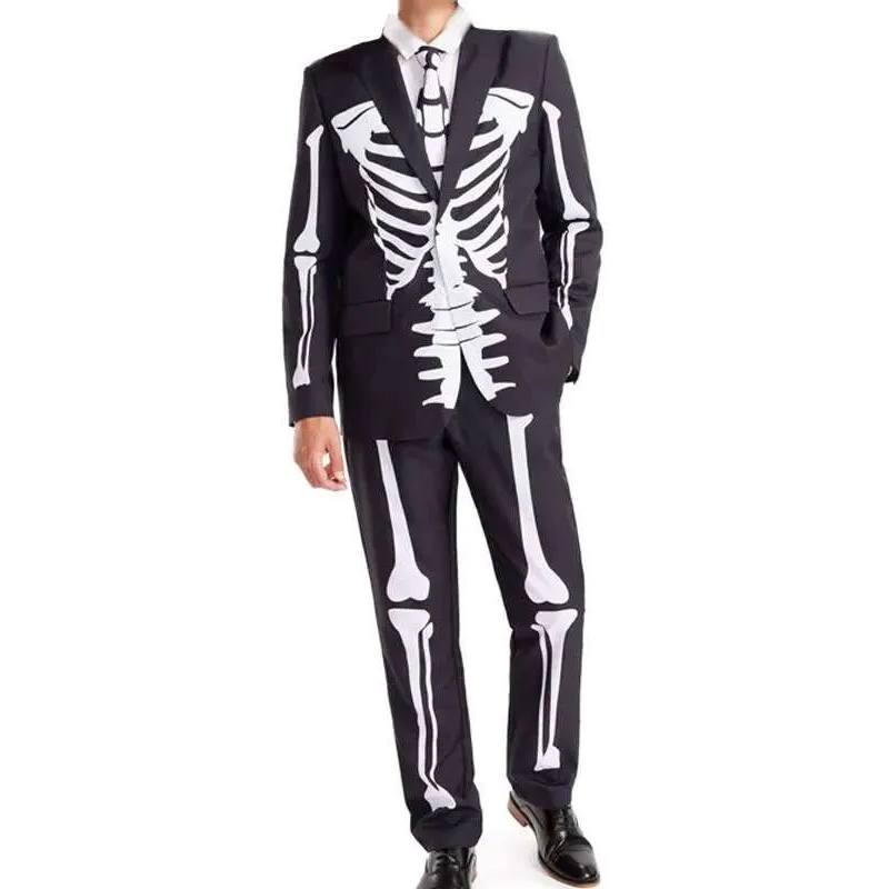 Skeleton-Bones-Costume-Suit-for-Halloween Halloween Skeleton Suit - Image 1