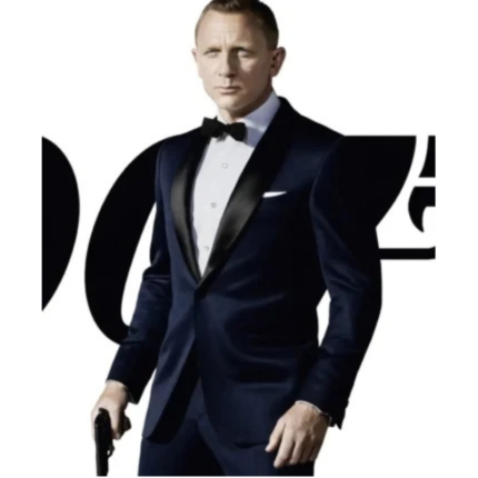 Skyfall James Bond Blue Dinner Tuxedo