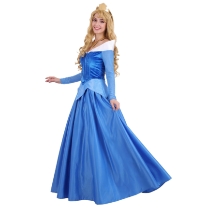 Sleeping Beauty Dress | Aurora Blue Women's Costume styled full look