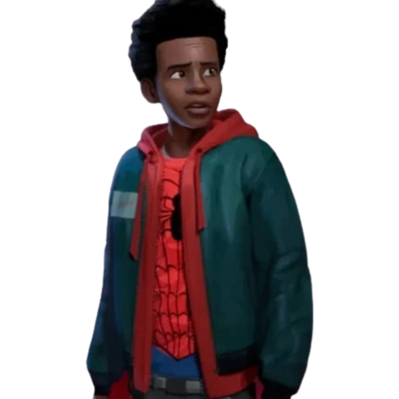 Spider-Man-Into-the-Spider-Verse-Miles-Morales-Jacket-350x425 Spider Man Into the Spider-Verse Miles Morales Jacket - Image 1