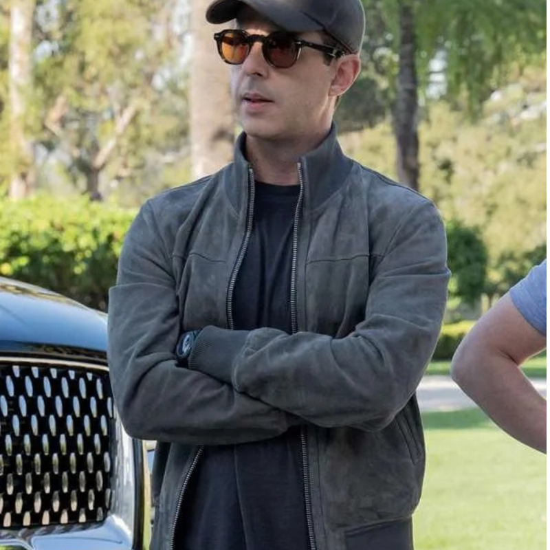 Succession-Season-04-Kendall-Roy-Bomber-Suede-Leather-Jacket Kendall Roy Succession S04 Suede Bomber Jacket - Image 1
