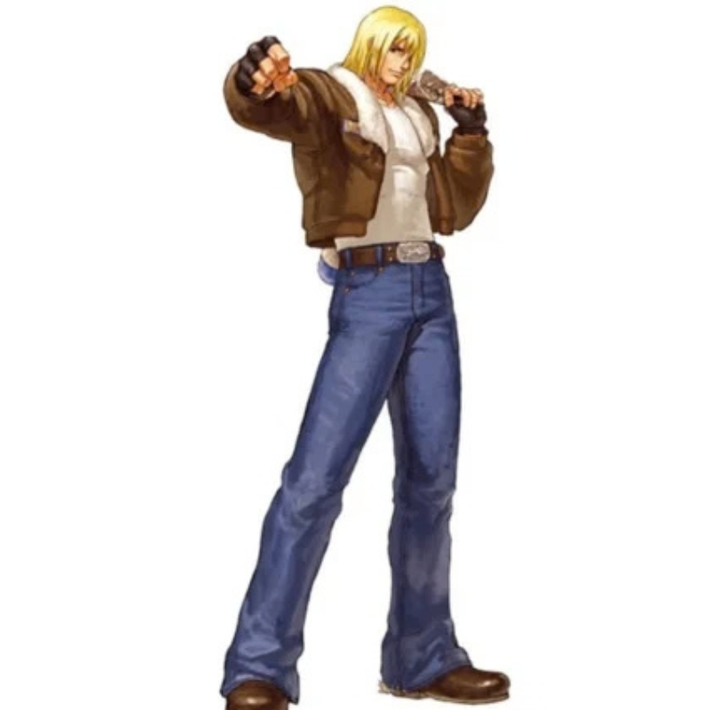 Terry-Bogard-King-Of-Fighters-Brown-Leather-Jacket-frontt-350x425 Terry Bogard King Of Fighters Brown Leather Jacket - Image 1