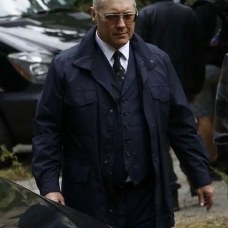 The-Blacklist-Raymond-Reddington-Blue-Jacket Raymond Reddington The Blacklist Blue Jacket - Image 1
