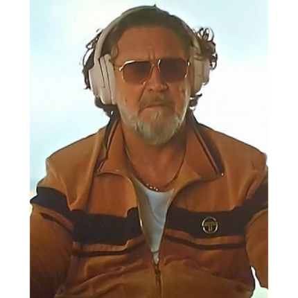 The Get Out Movie Russell Crowe Brown Track Jacket