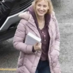 Jessica Chastain The Good Nurse Shearling Puffer Jacket