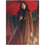 The Killing Kind 2023 Emma Appleton Brown Trench Coat