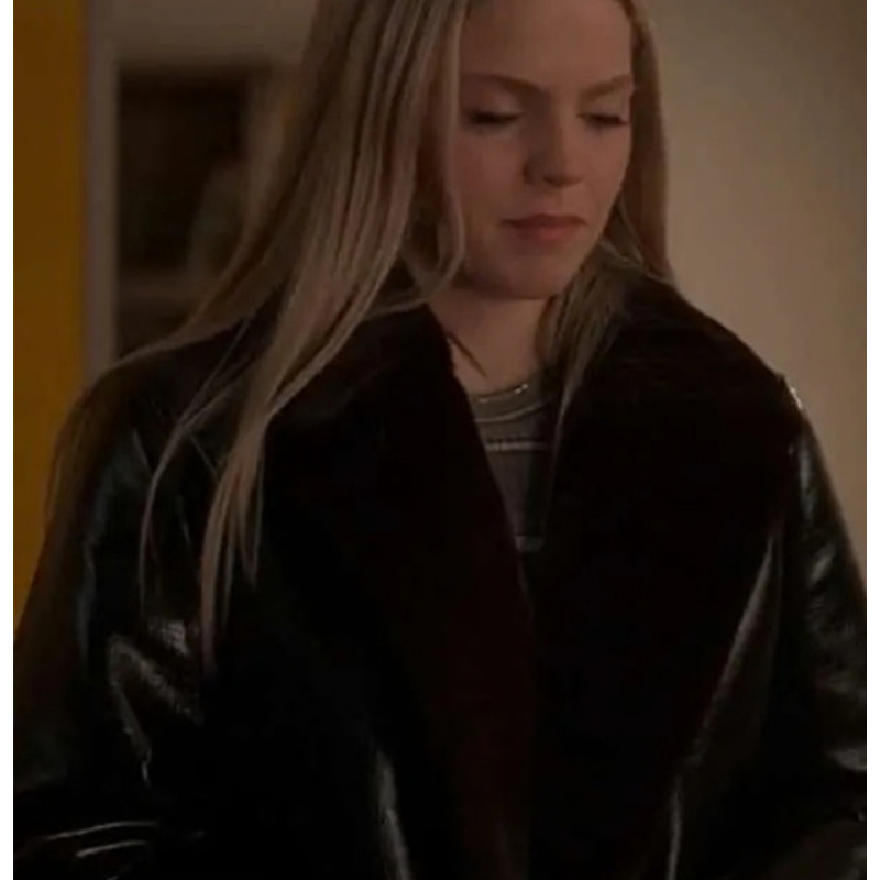 The-Sex-Lives-of-College-Girls-S01-Renee-Rapp-Shearling-Leather-Coat The Sex Lives of College Girls ReneƩ Rapp Shearling Leather Coat - Image 1