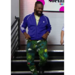 The Social Jamar McNeil Tropical Botanical Floral Print Pant