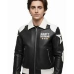 Timothée Chalamet Marty Supreme Leather Bomber Jacket