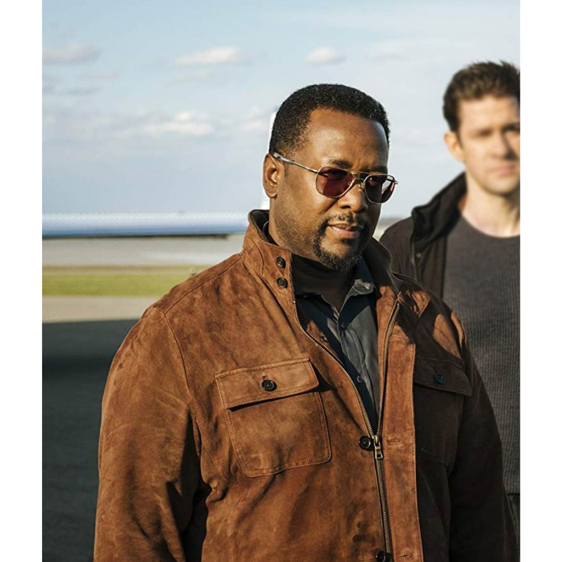 Tom-Clancys-Jack-Ryan-James-Greer-Brown-Leather-Jacket-sale Tom Clancy’s Jack Ryan James Greer Brown Leather Jacket - Image 1
