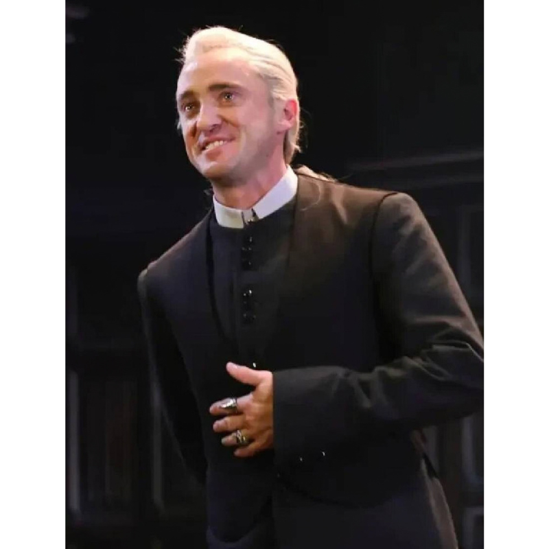 Tom-Felton-Harry-Potter-And-The-Cursed-Child-Vest Tom Felton Harry Potter And The Cursed Child Vest - Image 1