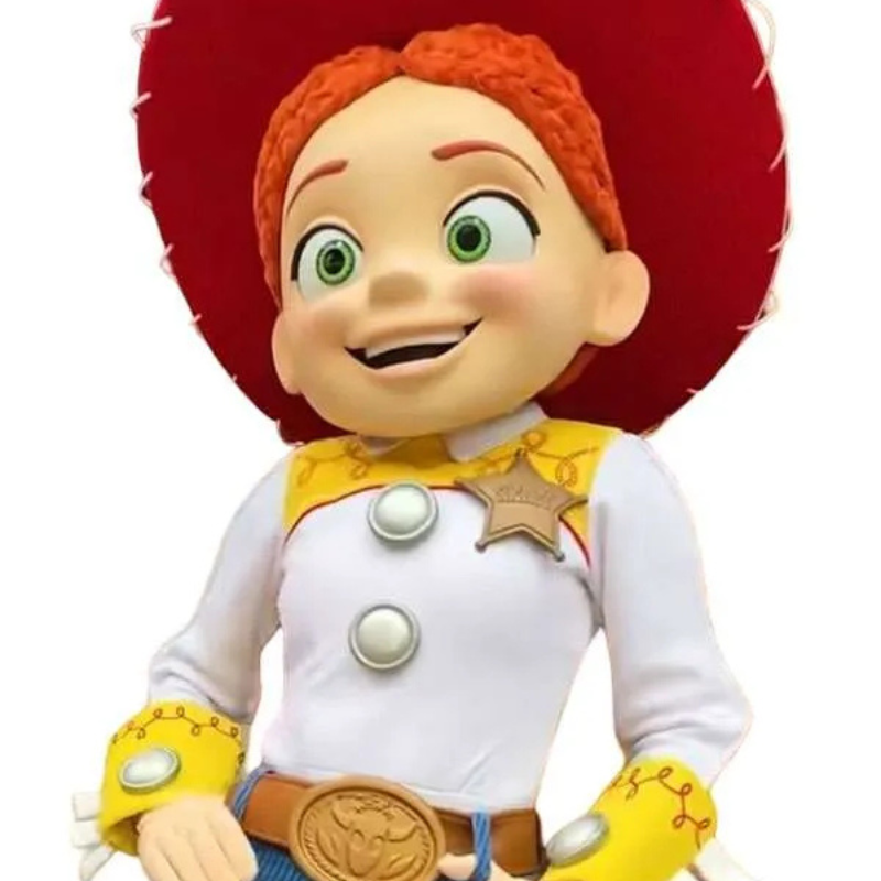 Toy-Story-5-Jessie-Yellow-and-White-Shirt Toy Story 5 Jessie Yellow and White Cowgirl Shirt - Image 1