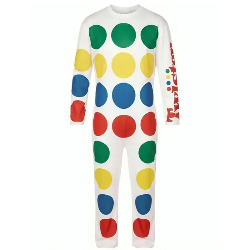 Twister-Game-Board-Jumpsuit Twister Board Costume Jumpsuit - Image 1