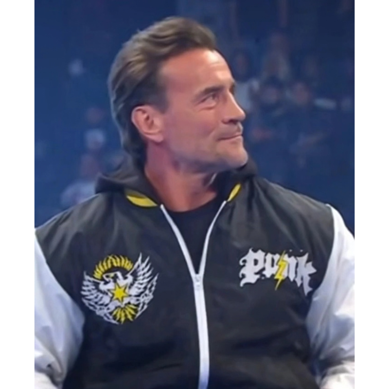 WWE-CM-Punk-Nexus-Bomber-Jacket WWE CM Punk Nexus Bomber Jacket - Image 1