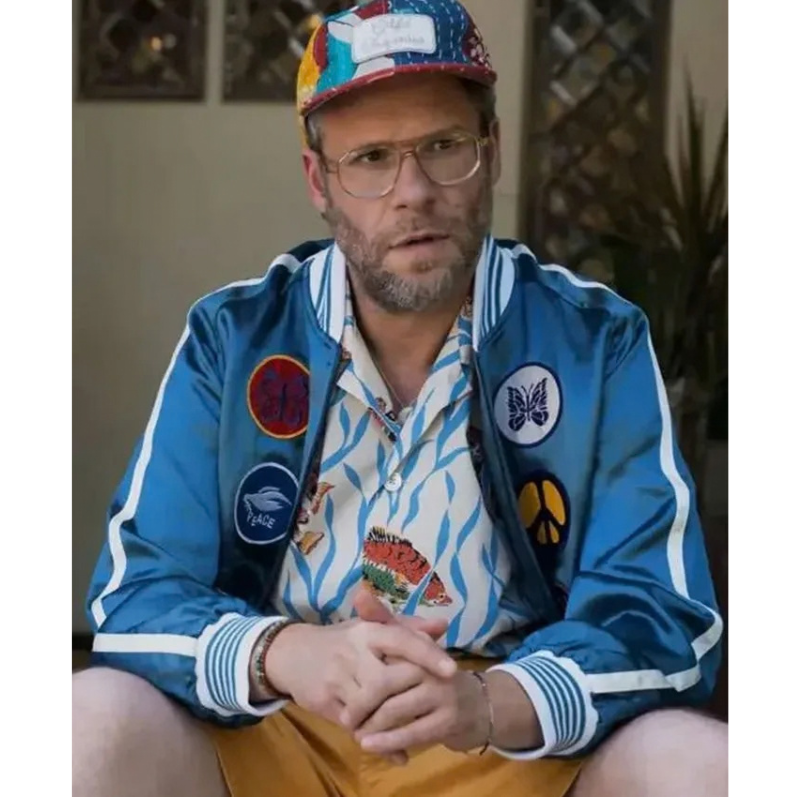 Will-Platonic-S02-Blue-Bomber-Jacket Will Platonic S02 Blue Bomber Jacket - Image 1