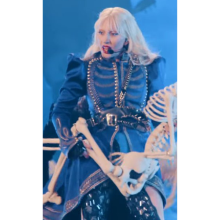 Lady Gaga Zombieboy Blue Coat stage performance
