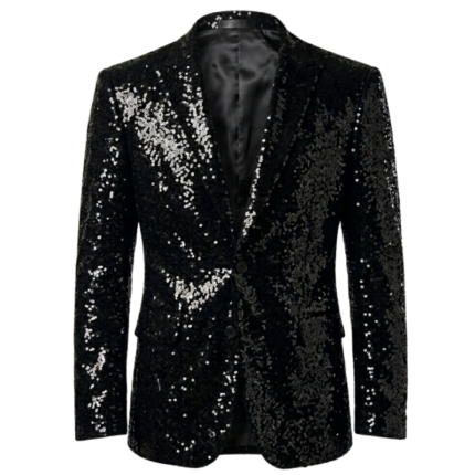Michael Jackson Sequin Jacket front