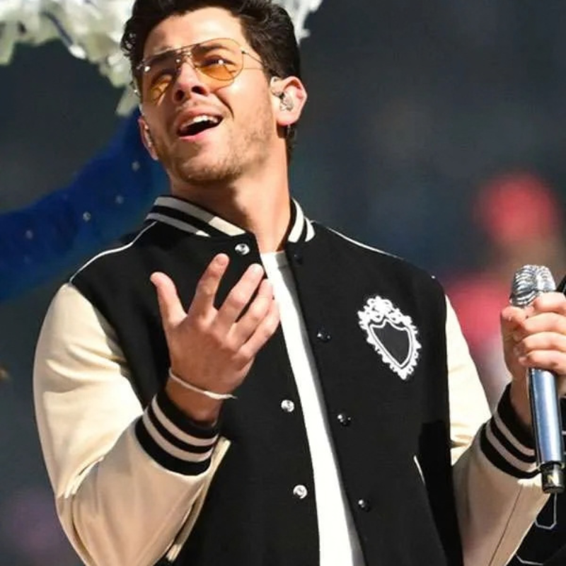 2026-Halftime-Show-Jonas-Brothers-Varsity-Jacket Halftime Show Jonas Brothers Varsity Jacket - Image 1