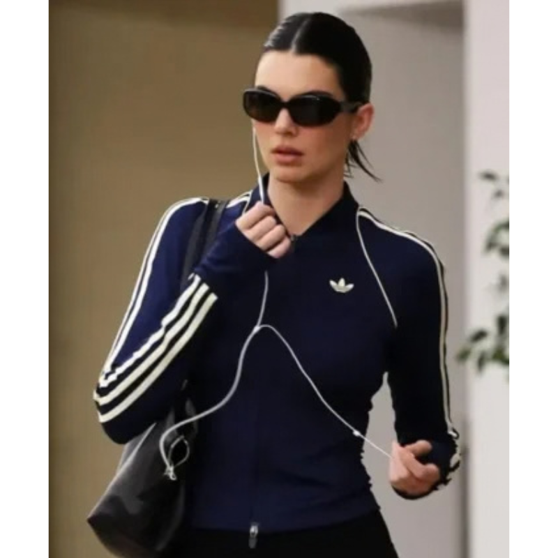 Beverly-Hills-Kendall-Jenner-Track-Jacket-350x425 Beverly Hills Kendall Jenner Track Jacket - Image 1