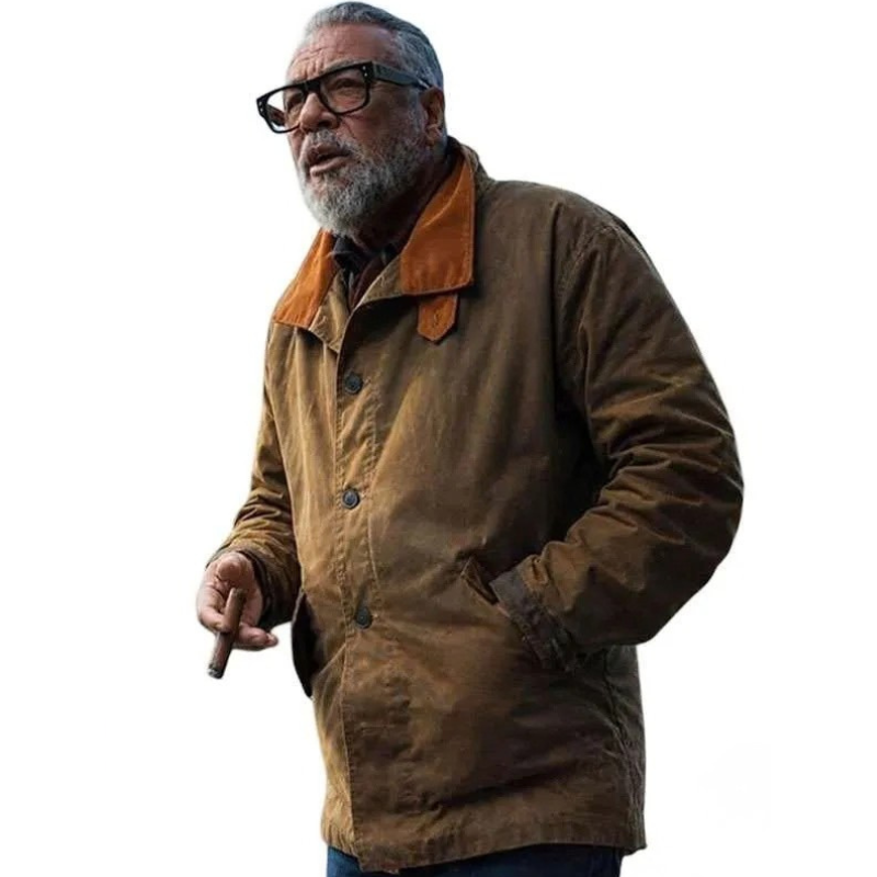 Bobby-Glass-The-Gentlemen-S02-Brown-Cotton-Jacket The Gentlemen S02 Bobby Glass Brown Jacket - Image 1