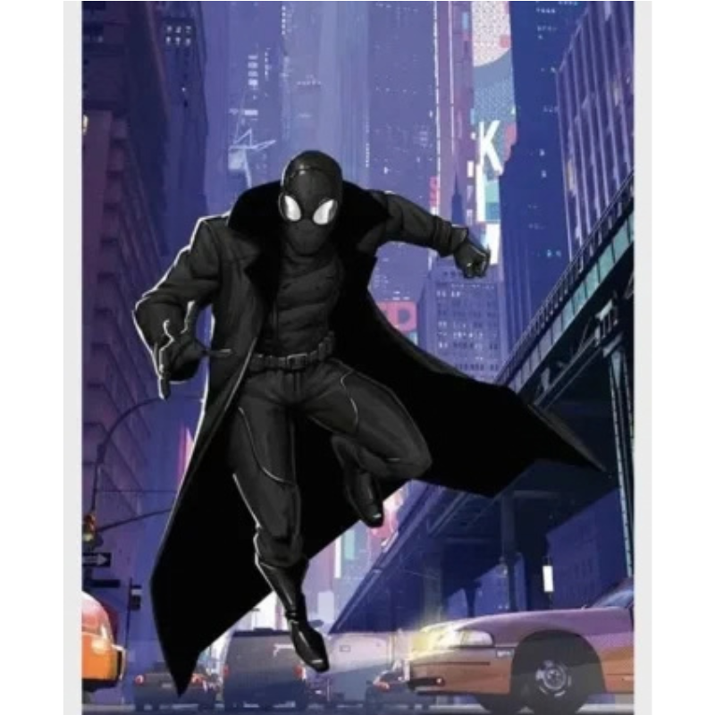 Buy-Spider-Man-Into-The-Spider-Verse-Noir-Trench-Coat-350x425 (1) Spider Man Into The Spider Verse Noir Trench Coat - Image 1