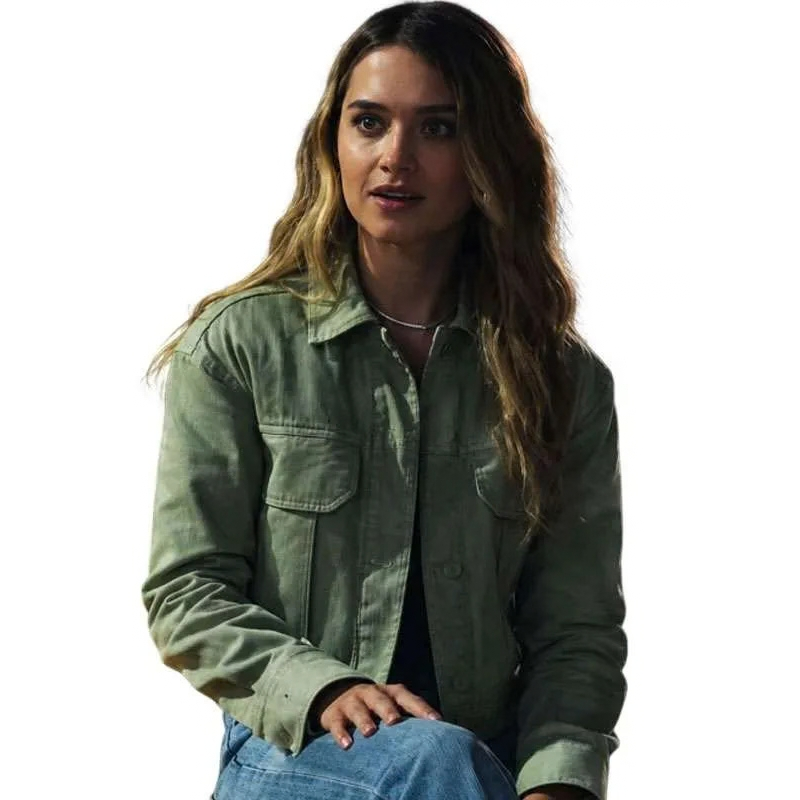Chris-Hargensen-Carrie-S01-Green-Jacket Carrie S01 Chris Hargensen Cropped Jacket - Image 1