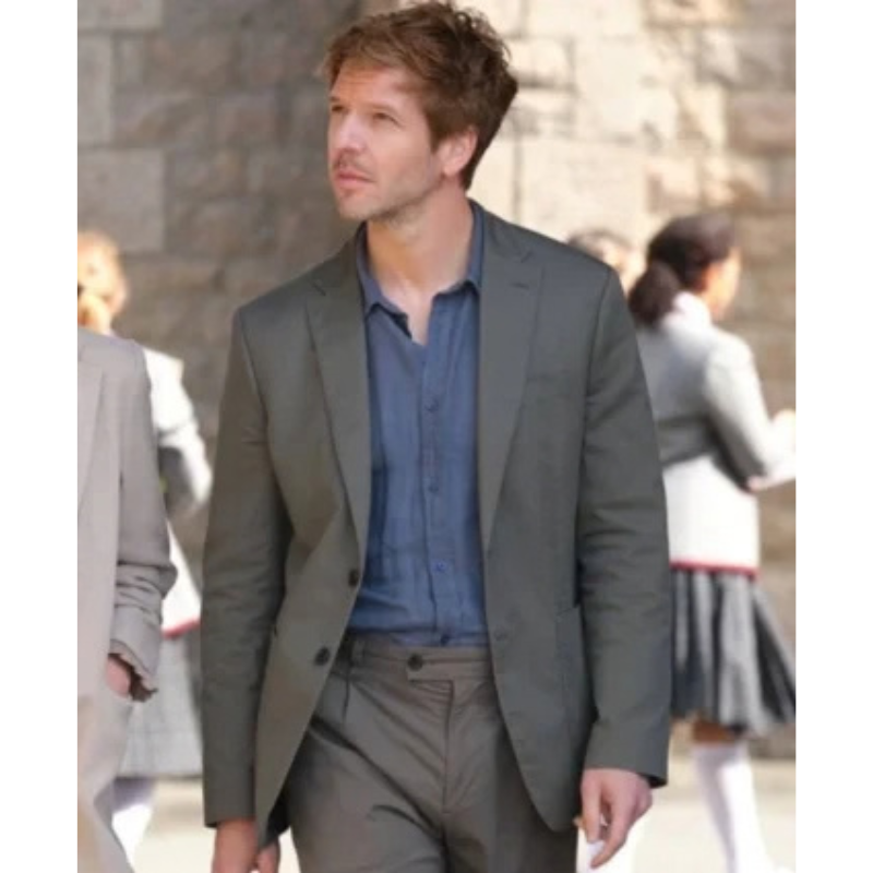 Damien-Molony-Bergerac-S01-Green-Blazer-For-Sale-350x425 Damien Molony Bergerac S01 Green Blazer - Image 1