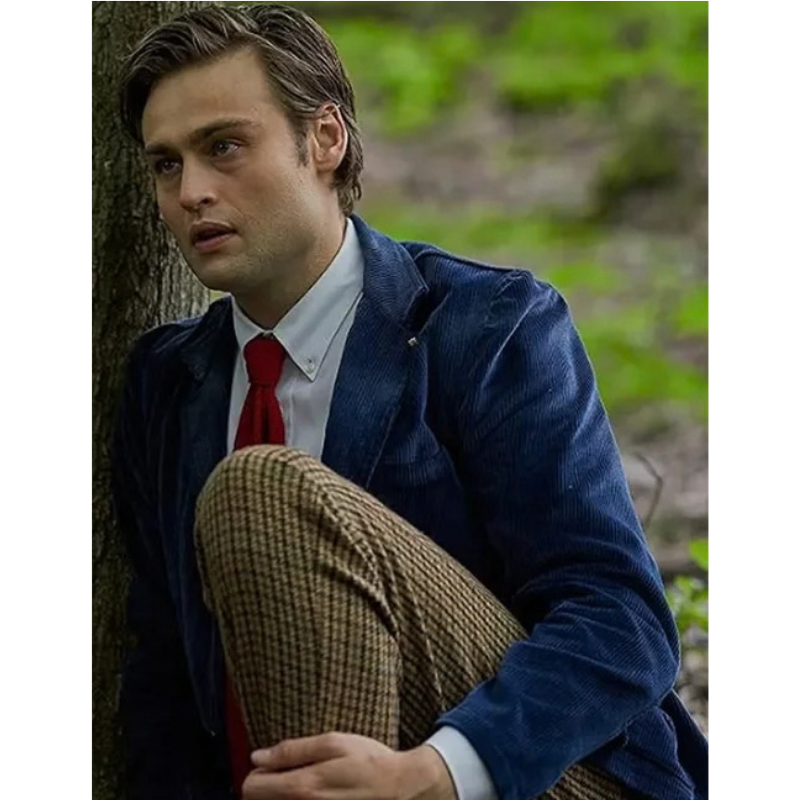 Douglas-Booth-Young-Werther-Blue-Blazer-Coat Douglas Booth Young Werther Blue Blazer Coat - Image 1