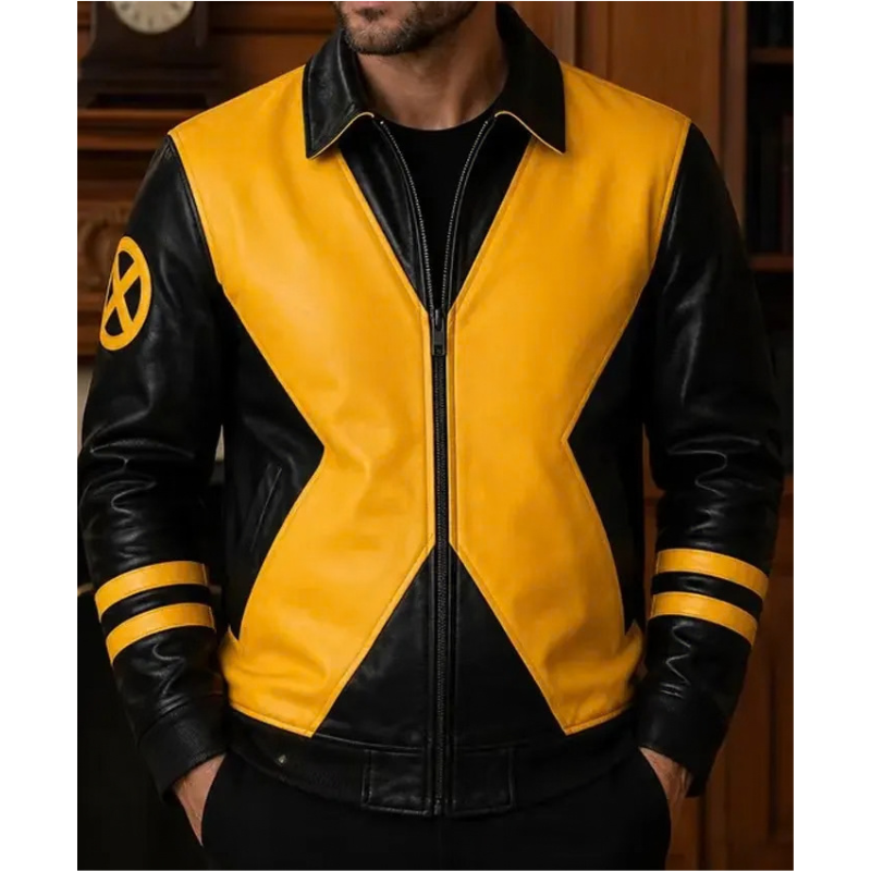 Halloween-X-Men-Mutant-Leather-Jacket Halloween X-Men Mutant Leather Jacket - Image 1