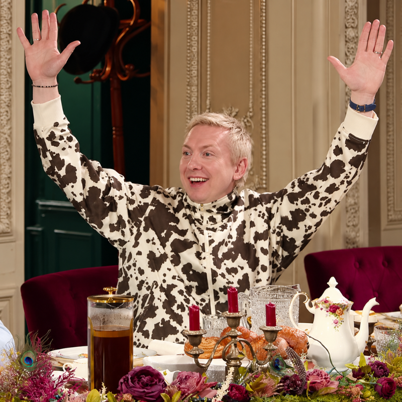 Joe-lycett-the-celebrity-traitors-season-2-satin-track-jacket Joe Lycett The Celebrity Traitors season-2 Satin Track Jacket - Image 1