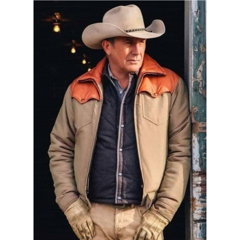 Kevin-Costner-Yellowstone-S03-John-Dutton-Two-Tone-Jacket-front-charcater-350x4251 Kevin Costner Yellowstone S03 John Dutton Two Tone Jacket - Image 1