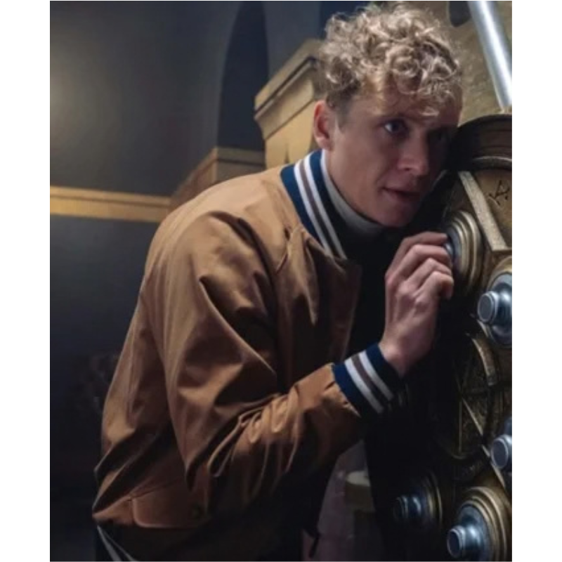 Ludwig-Dieter-Army-of-Thieves-Brown-Bomber-Jacket-350x425 Ludwig Dieter Army of Thieves Brown Bomber Jacket - Image 1